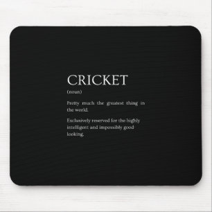 Cricket Definition - Rolig Sarksastisk Cricket För Musmatta