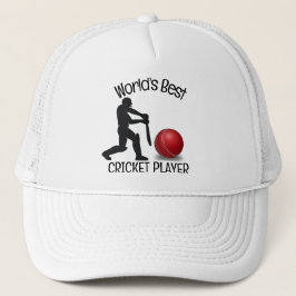 Cricket Design Hat Keps
