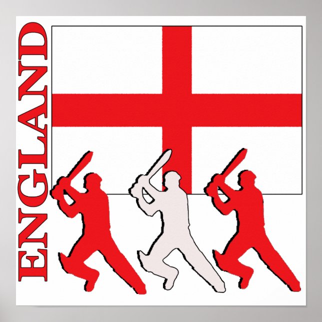 Cricket England Poster (Framsidan)