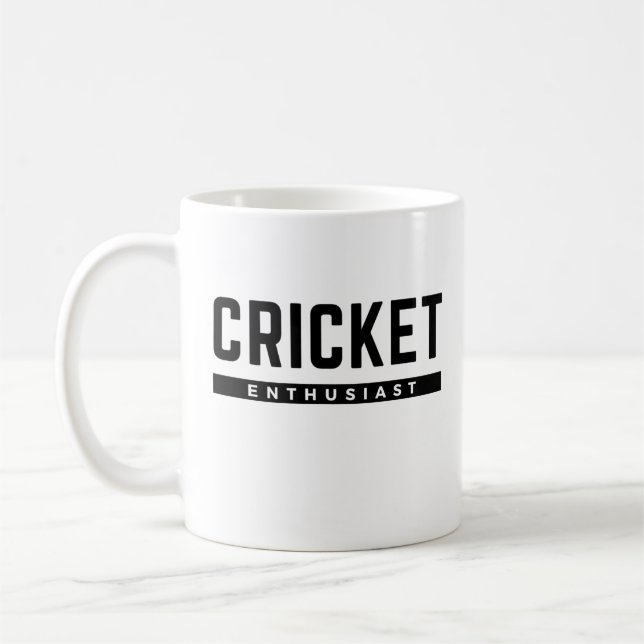 Cricket Enthusiast. Kaffemugg (Vänster)