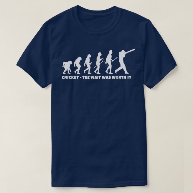Cricket Evolution for Cricket Sports Player Funny  T Shirt (Design framsida)