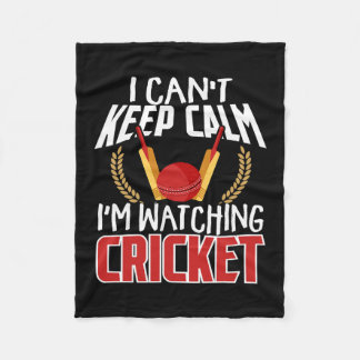 Cricket Fan Apparel Pionate Cricket Player Cricket Fleecefilt