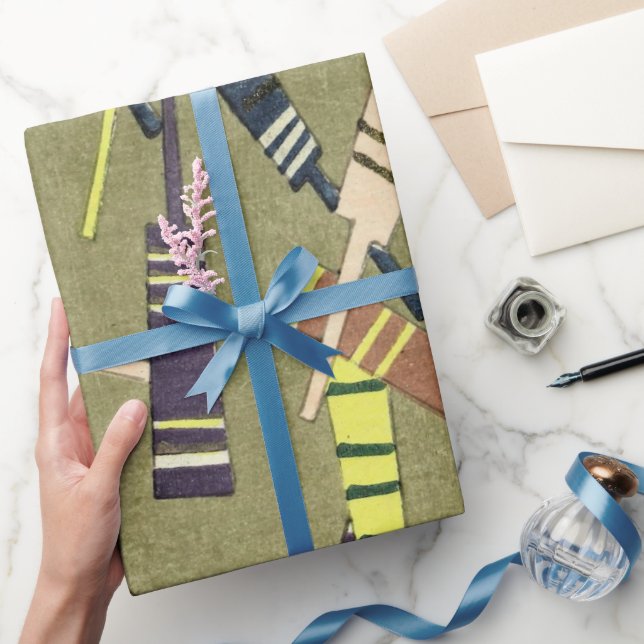 Cricket Fladdermöss Sports Presentpapper (Gifting)