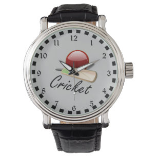 Cricket fladdermus och boll, populär design armbandsur