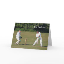 Cricket-födelsedagskort