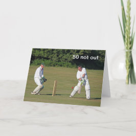 Cricket-födelsedagskort Kort