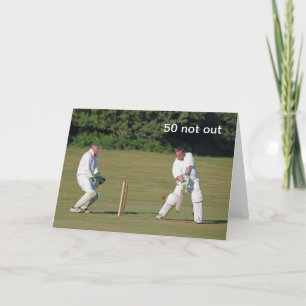Cricket-födelsedagskort Kort