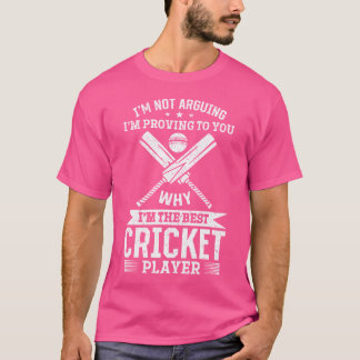Cricket Game Cricketing Cricketing är den bästa kr T Shirt
