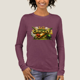 Cricket Gold Emblem Sport Inspirerad Tri-Blend T-S T Shirt