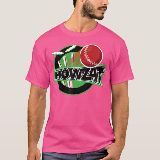 Cricket Howzat Wicket Stumps Boll Appeal Sports T Shirt