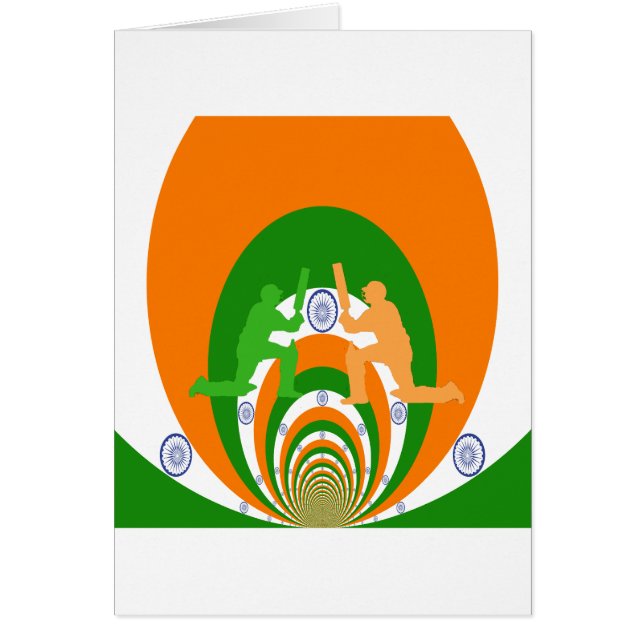 Cricket India Hälsningskort (Framsidan)
