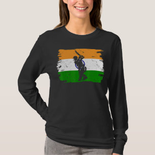 Cricket Indian Players Flagga of India Cricket Pla T Shirt