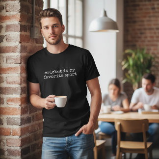 Cricket Is My Favorite Sport T Shirt