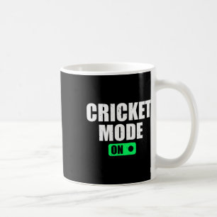 Cricket-läge på - Cricketspelare Cricket Cricket Kaffemugg