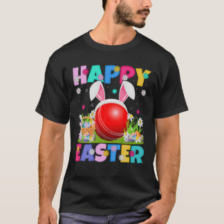 Cricket Lover Happy Easter Bunny Cricket Easter Su T Shirt