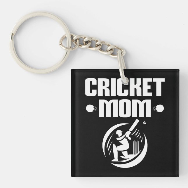 Cricket Mamma Cricketer Son Cricket Älskare Mor (Framsidan)