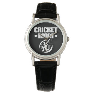 Cricket Mamma Cricketer Son Cricket Älskare Mor Armbandsur