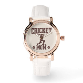 Cricket Mamma Sports Enthusiast Cricket Älskare Mo Armbandsur