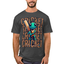 CRICKET Mascot Player Cute Roligt Fladdermus