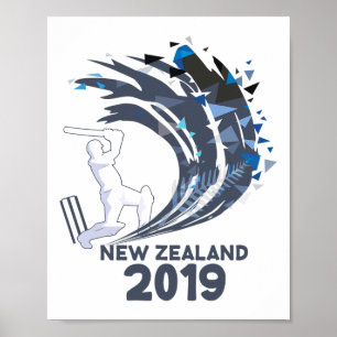 Cricket Nya Zeeland Poster