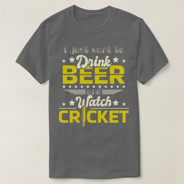 Cricket och Beer Essential TShirt Classic TShirt T Shirt (Design framsida)
