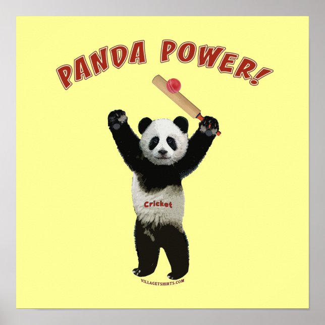 Cricket Panda Power Poster (Framsidan)