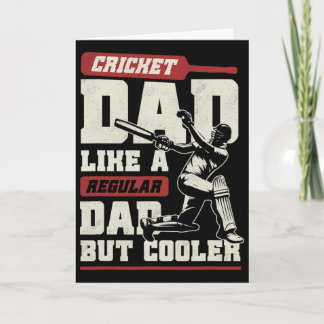 Cricket Pappa Fars dag Tröja Cricket Tsman Crick Kort