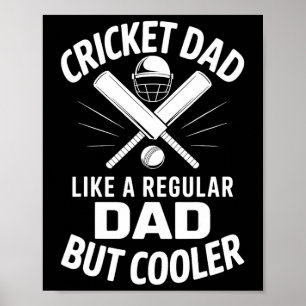 Cricket Pappa Rolig Cricket Poster