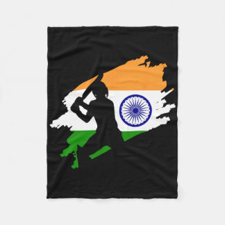 Cricket Patriotic India Sports Jersey Gift Women G Fleecefilt