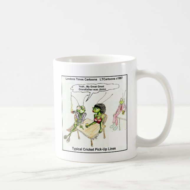 Cricket Pick-Up-Repliker Roliga Kaffemugg (Höger)