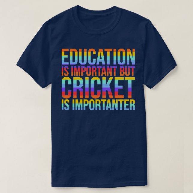 Cricket Player11 T Shirt (Design framsida)