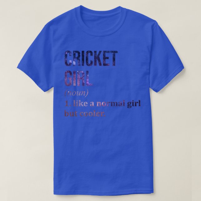 Cricket Player13 T Shirt (Design framsida)