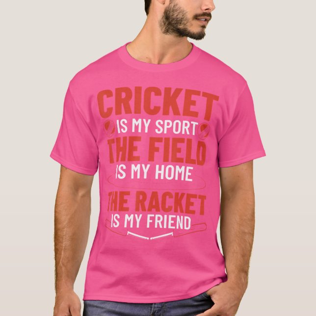 Cricket Player Cricket Player Cricket Bowlareare T Shirt (Framsida)