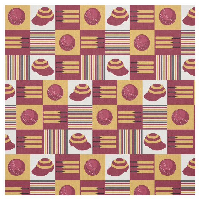 Cricket Player Cricketer Fladdermus och Bollar har Tyg (Provkarta)