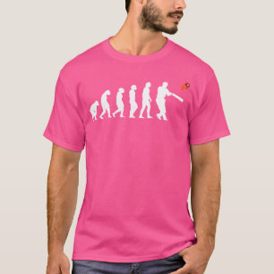 Cricket-Player Cricketers Evolution Cricket-Game T Shirt