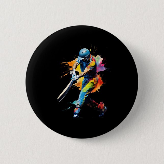 Cricket Player Game  Knapp (Framsida)
