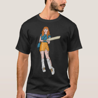 Cricket Player Girl. T Shirt
