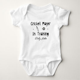 Cricket Player in Training | Custom Cricket Name T Shirt