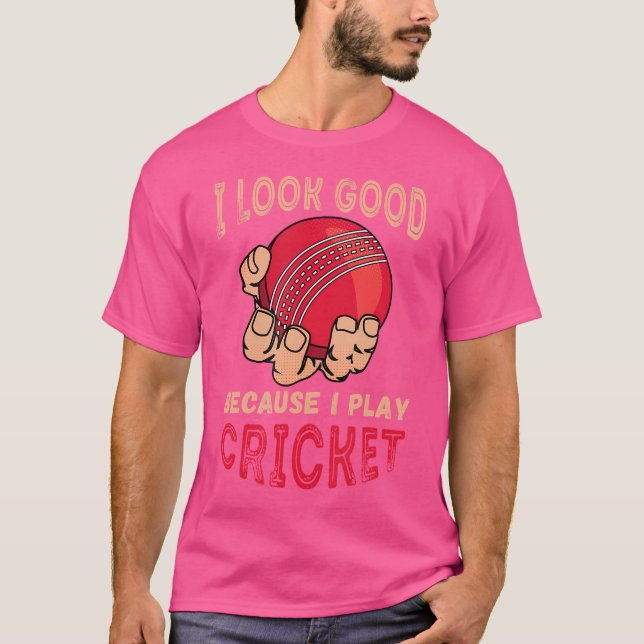 Cricket Player jag ser Bra Batsman Cricket Sport C T Shirt (Framsida)