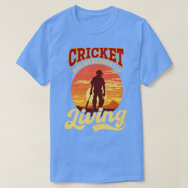 Cricket Player - min anledning att leva T Shirt (Design framsida)
