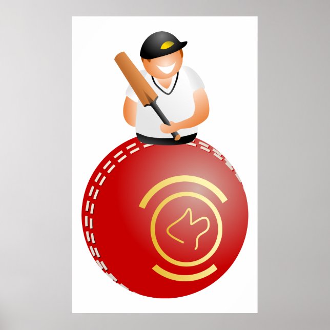 Cricket Player Poster (Framsidan)