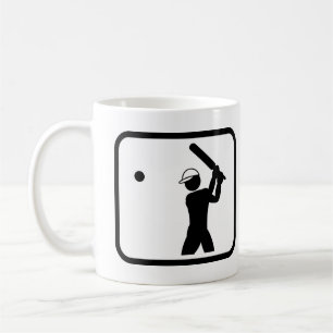 Cricket Player Pro Kaffemugg