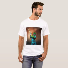 Cricket Player Snyggt T-Shirt Design