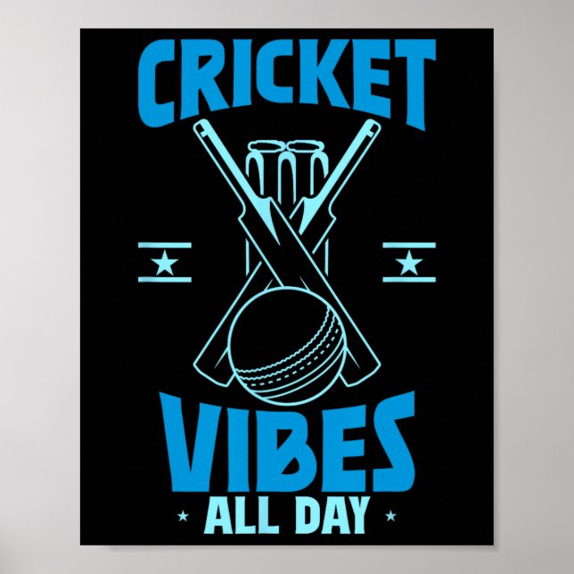 Cricket Player Sports  Poster (Framsidan)