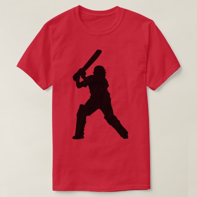Cricket Player T Shirt (Design framsida)