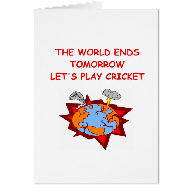 CRICKET.png Hälsningskort (Framsidan)