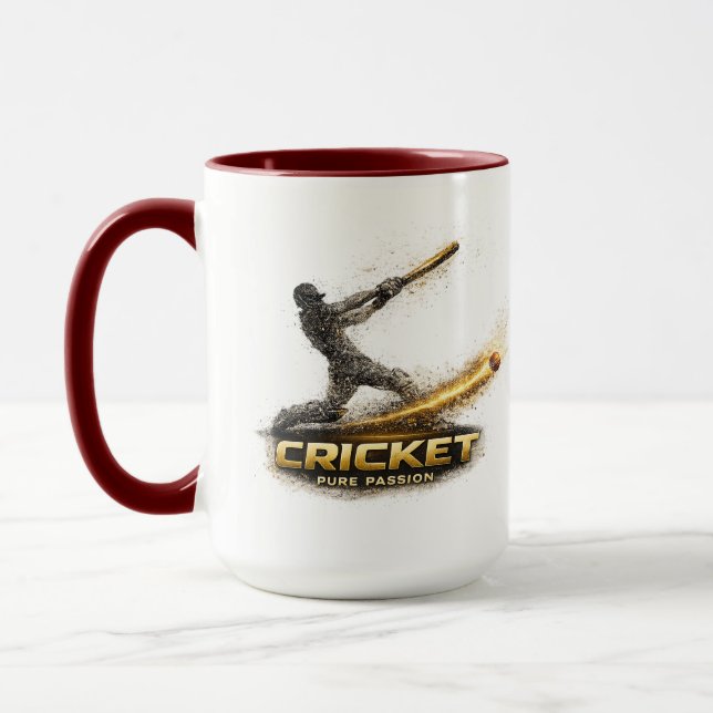 Cricket Pure Passion Gold Motion Combo Mug Mugg (Vänster)