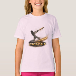 Cricket Pure Passion Gold Motion Flickor T-Shirt