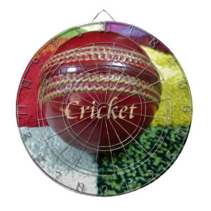 Cricket: Red Hard Boll Art Print Darttavla