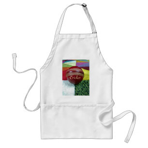 Cricket: Red Hard Boll Art Print Förkläde